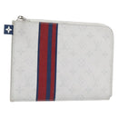 LOUIS VUITTON Monogram White Pochette Jules PM Bag White M61745 LV Auth 202622V-1