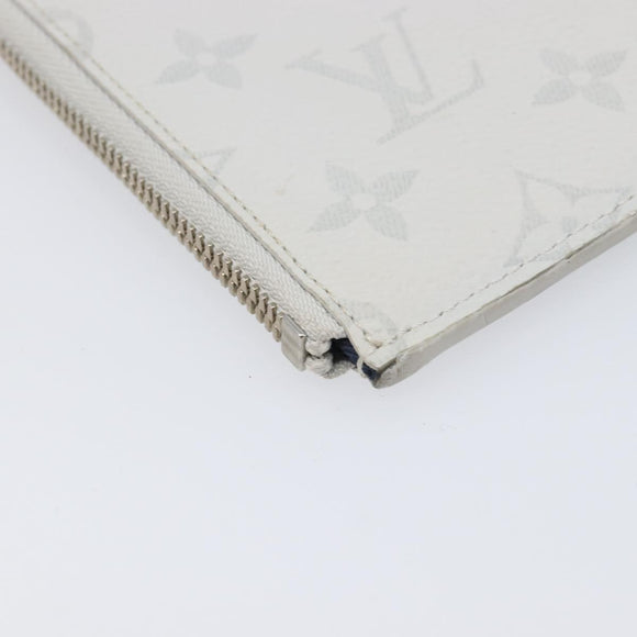LOUIS VUITTON Monogram White Pochette Jules PM Bag White M61745 LV Auth 202622V
