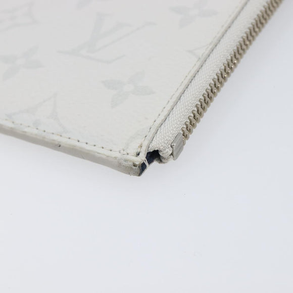 LOUIS VUITTON Monogram White Pochette Jules PM Bag White M61745 LV Auth 202622V