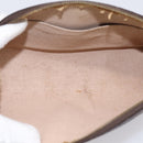 LOUIS VUITTON Monogram Trousse Demi Ronde Cosmetic Pouch M47520 LV Auth 202626-14