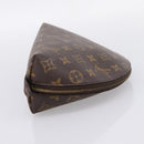 LOUIS VUITTON Monogram Trousse Demi Ronde Cosmetic Pouch M47520 LV Auth 202626-5