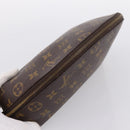 LOUIS VUITTON Monogram Trousse Demi Ronde Cosmetic Pouch M47520 LV Auth 202626-6