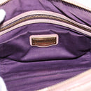 Miu Miu Vitellolux Hand Bag Leather 2way Pink Gold Tone Auth 202628V-19