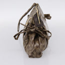 GUCCI GG Crystal Histeria Clutch Bag patent Beige Gold Tone 197015 Auth 202630-5