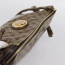 GUCCI GG Crystal Histeria Clutch Bag patent Beige Gold Tone 197015 Auth 202630-6