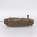GUCCI GG Crystal Histeria Clutch Bag patent Beige Gold Tone 197015 Auth 202630-7