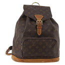 LOUIS VUITTON Monogram Montsouris GM Backpack M51135 LV Auth 202631-1