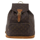 LOUIS VUITTON Monogram Montsouris GM Backpack M51135 LV Auth 202631-13