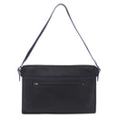 CELINE Shoulder Bag Leather Blue Black Auth 202635A-2
