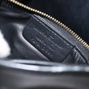 Salvatore Ferragamo Gancini Hand Bag Leather 2way Black Gold Tone Auth 202636V-27