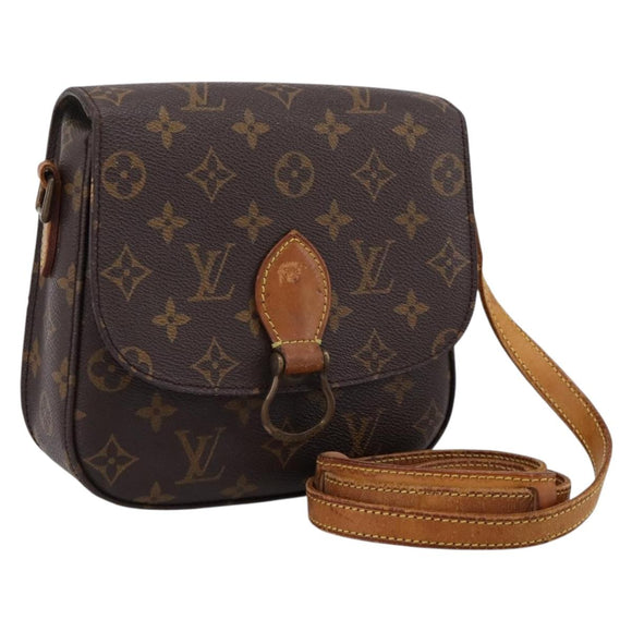 LOUIS VUITTON Monogram Saint Cloud MM Shoulder Bag M51243 LV Auth 202638