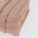 Chloe Woody Small Hand Bag Nylon 2way Pink Gold Auth 202651A-17