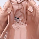 Chloe Woody Small Hand Bag Nylon 2way Pink Gold Auth 202651A-21