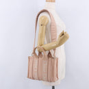 Chloe Woody Small Hand Bag Nylon 2way Pink Gold Auth 202651A-27