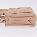 Chloe Woody Small Hand Bag Nylon 2way Pink Gold Auth 202651A-5