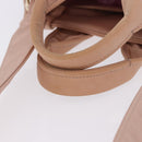 Chloe Woody Small Hand Bag Nylon 2way Pink Gold Auth 202651A-7