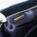 BOTTEGA VENETA Shoulder Bag Leather Black Gold Auth 202655A-12