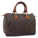 LOUIS VUITTON Monogram Speedy 25 Hand Bag M41528 LV Auth 202656-1