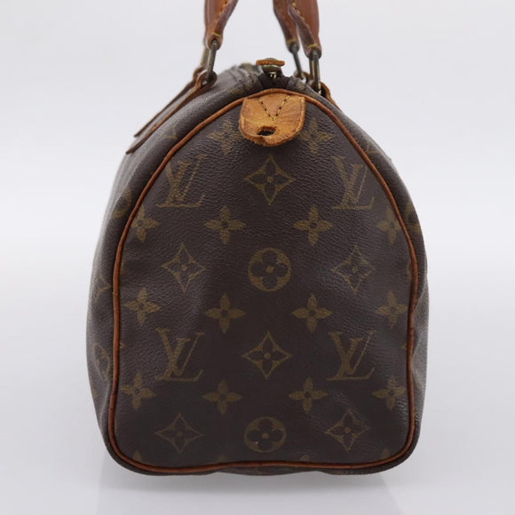 LOUIS VUITTON Monogram Speedy 25 Hand Bag M41528 LV Auth 202656