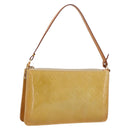 LOUIS VUITTON Monogram Vernis Lexington Pouch Beige M91010 LV Auth 202659A-1
