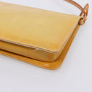 LOUIS VUITTON Monogram Vernis Lexington Pouch Beige M91010 LV Auth 202659A-14