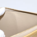 LOUIS VUITTON Monogram Vernis Lexington Pouch Beige M91010 LV Auth 202659A-10
