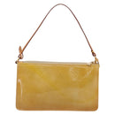 LOUIS VUITTON Monogram Vernis Lexington Pouch Beige M91010 LV Auth 202659A-2