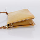 LOUIS VUITTON Monogram Vernis Lexington Pouch Beige M91010 LV Auth 202659A-3