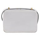 VALENTINO Shoulder Bag Leather White Gold Auth 202663A-2