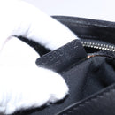 CELINE C Macadam Canvas Shoulder Bag Suede Black Silver Auth 202665A-24
