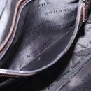 BURBERRY Nova Check Shoulder Bag Canvas Beige Silver Auth 202667-20