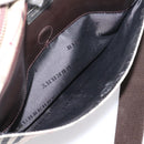 BURBERRY Nova Check Shoulder Bag Canvas Beige Silver Auth 202667-21