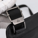 GUCCI Shoulder Bag Leather Black Silver 001 3364 Auth 202668-23