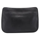 GUCCI Shoulder Bag Leather Black Silver 001 3364 Auth 202668-3