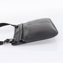 GUCCI Shoulder Bag Leather Black Silver 001 3364 Auth 202668-4