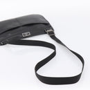 GUCCI Shoulder Bag Leather Black Silver 001 3364 Auth 202668-7