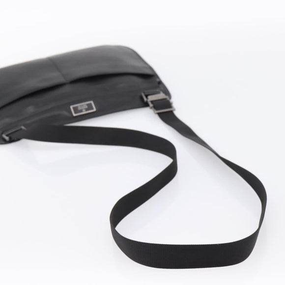 GUCCI Shoulder Bag Leather Black Silver 001 3364 Auth 202668