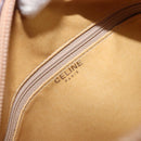 CELINE Macadam Canvas Shoulder Bag PVC Leather Brown Gold Auth 202674-23