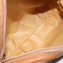 CELINE Macadam Canvas Shoulder Bag PVC Leather Brown Gold Auth 202674-11