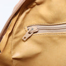 CELINE Macadam Canvas Shoulder Bag PVC Leather Brown Gold Auth 202674-27