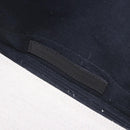 BALENCIAGA Navy Cabas Hand Bag Canvas Ivory Silver 339933 Auth 202675A-22