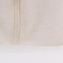 BALENCIAGA Navy Cabas Hand Bag Canvas Ivory Silver 339933 Auth 202675A-5