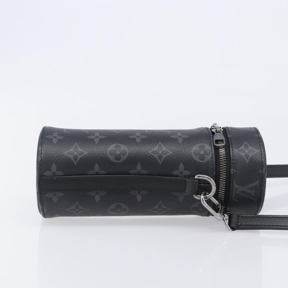 LOUIS VUITTON Monogram Eclipse Bottle Holder Porte Boutille GI0398 Auth 202678M