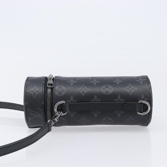 LOUIS VUITTON Monogram Eclipse Bottle Holder Porte Boutille GI0398 Auth 202678M