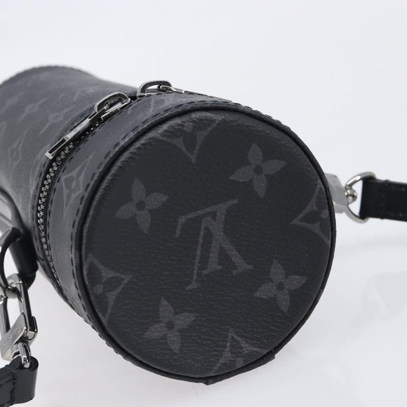 LOUIS VUITTON Monogram Eclipse Bottle Holder Porte Boutille GI0398 Auth 202678M