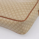 CELINE Macadam Canvas Shoulder Bag PVC Beige Gold Auth 202679-12