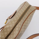 CELINE Macadam Canvas Shoulder Bag PVC Beige Gold Auth 202679-6