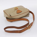 CELINE Macadam Canvas Shoulder Bag PVC Beige Gold Auth 202679-7