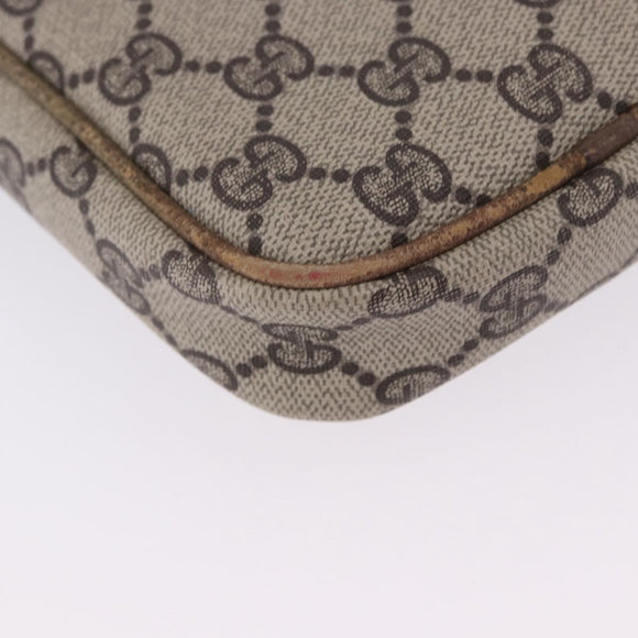 GUCCI GG Supreme Shoulder Bag PVC Beige Gold 001 23 151 Auth 202680