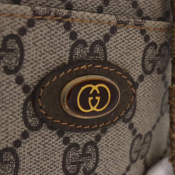 GUCCI GG Supreme Shoulder Bag PVC Beige Gold 001 23 151 Auth 202680